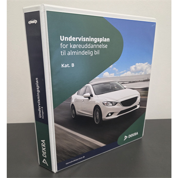 Komplet undervisningsplan til personbil - Aspirant udgave